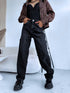 "WIDE BALLON" jeans trousers 8379 - dark grey